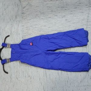 Pacific Trail blue size 7 kids winter, snow, ski bib overalls